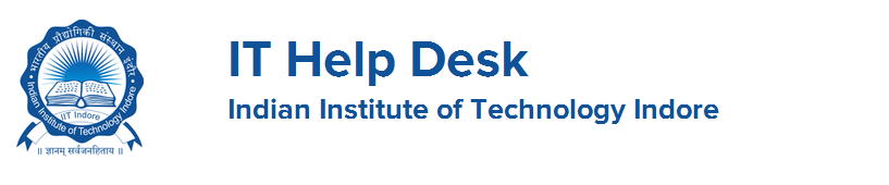 IT Help Desk IIT Indore